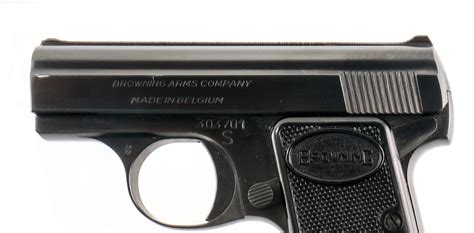 Belgium Baby Browning Automatic Pistol 25 ACP Online Firearms Auction