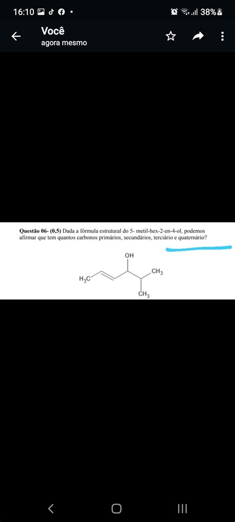 Dada A Formula Estrutural Do 5