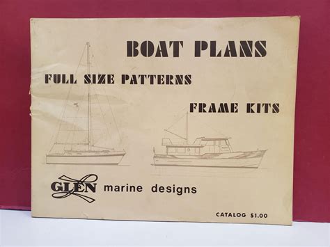 Boat Plans Full Size Patterns Frame Kits Glen L