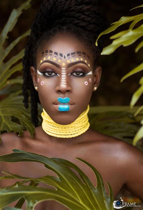 My Africana Idealesneonmaquillaje African Tribal Makeup Tribal