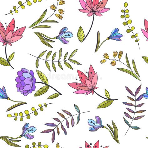 Decorative Pattern Flowers Stock Illustrations 358333 Decorative