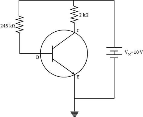 In A Common Emitter Transistor Circuit The Base Current Is 40 μ A