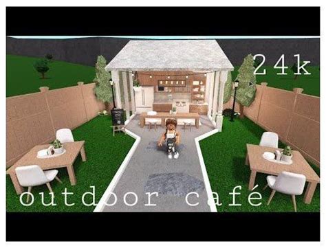 Welcome to bloxburg | wtb | лайфхаки запись закреплена. Bloxburg | Outdoor café | Speed Build 24k #outdoor #cafe # ...