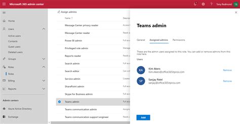 New Roles Page In Office 365 Admin Center Office 365 For It Pros