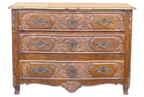 French provincial furniture is often hallmarked by its use of white, weathered wood, ornate carvings and curved lines. French Provençal-Style Chest by Baker | Provence style, Vintage decor, Decor