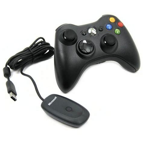 Gamepad Microsoft Xbox 360 Wireless Controller For Windows Preto