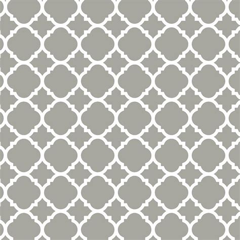 Easily and inexpensively add contemporary style to your home with duck® brand easyliner® adhesive prints black and white tile shelf liner. Liberty 18 in. Gray Quatrefoil Adhesive Shelf Liner-DLN005 ...