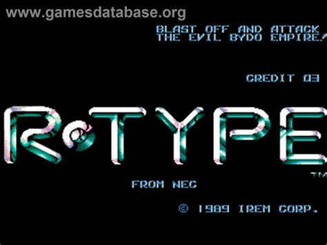 R Type Nec Turbografx 16 Games Database