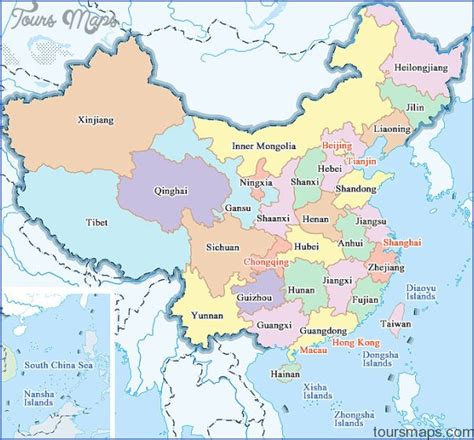 China Map With Cities