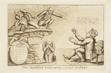 War Of 1812 Political Caricature Skewering New England Secessionists