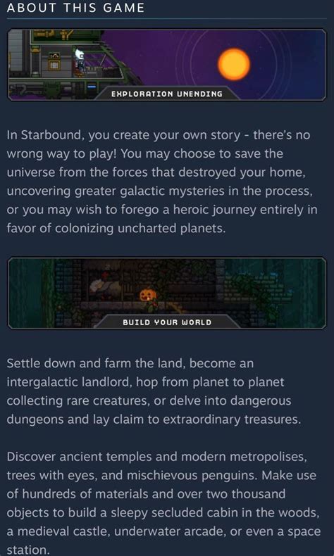 Starbound On Steam Hobbies And Toys Toys And Games On Carousell