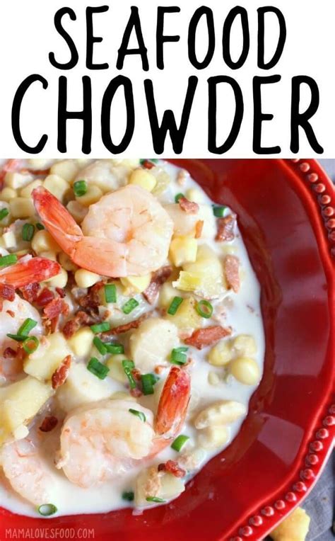Seafood Chowder Seafood Chowder Is Hearty Filling Delicious And Super