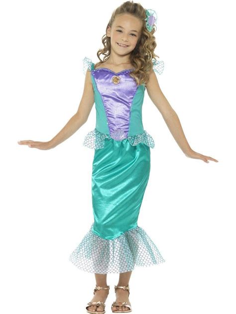 deluxe little mermaid princess ariel girls and tween size costume disguises costumes hire and sales
