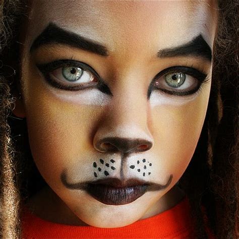 Lion King Face Paint Theatrical Themed Flash Mob Styling For Simba