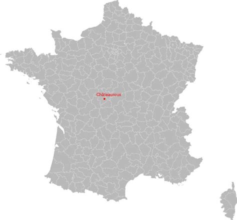 La carte au format papier est en stock sur le site de l'ign: CARTE DE CHâTEAUROUX : Situation géographique et ...