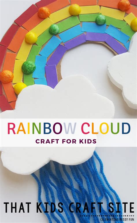 Preschool Rainbow Craft Rainbow Cloud That Kids Craft Site