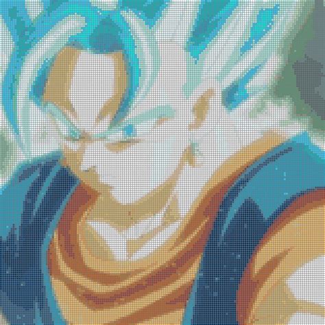 We'll get back to you with the info you need. Dragonball Super - Vegito Blue - 30 Colors Cross Stitch ...