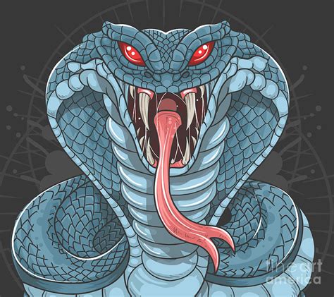 Open Mouth Creepy Snake Drawing Snake Mouth Open Images Stock Photos