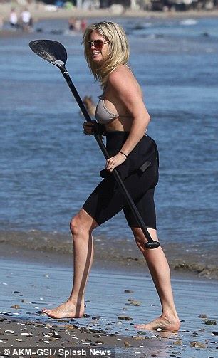 Shes Still Got It Rachel Hunter 42 Shows Off Her Bikini Body As She