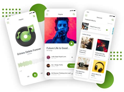 Music App Music App Ui Design Template Search By Muzli