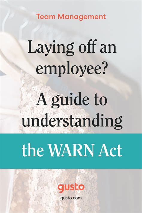 What Is the WARN Act? Layoffs Under the WARN Act | Ask Gusto | Layoff