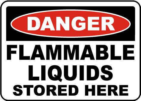 Flammable Liquids Stored Here Sign Save 10 Instantly