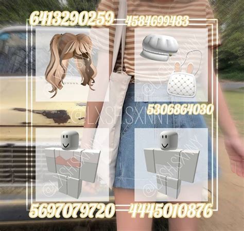 Bloxburg Soft Girl Outfit Codes
