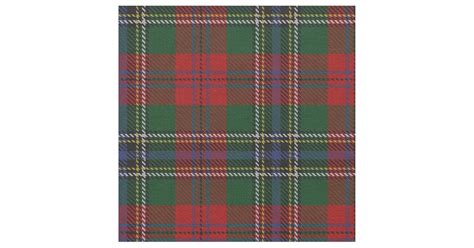 Clan Maclean Scottish Tartan Plaid Fabric Zazzle