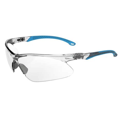 mack wave ultra light safety glasses clear blue pack of 12