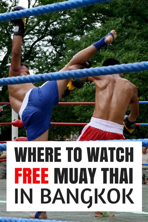 Each muay thai technique includes video and/or written instructions. On Watching Muay Thai In Bangkok (FREE!) - The Experience ...