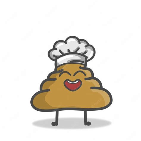 Premium Vector Cute Poop Character Flat Cartoon Vector Design