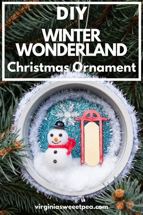 Learn How To Make A Winter Wonderland Christmas Ornament Christmas