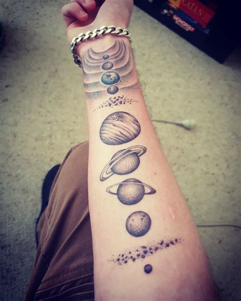 Astronomy Inspired Tattoo Done By John At 2012 Tattoo Company Nsw