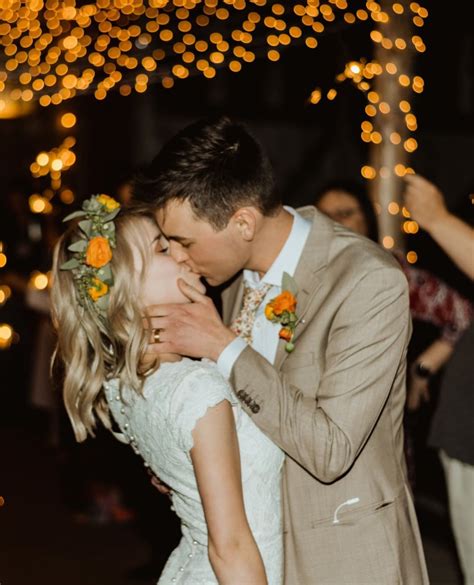 Latterdaybride Weddings And Prom On Instagram A Kiss Under The Lights