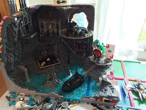Lego Moc Wip The Batcave Dylan Lane Flickr
