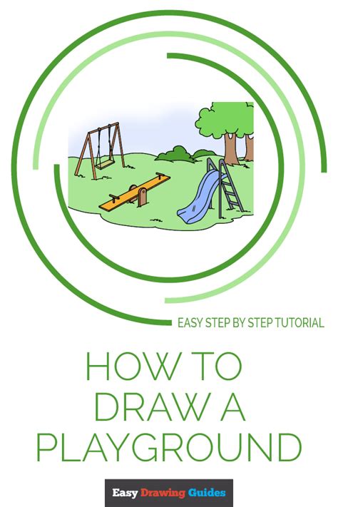 How To Draw A Playground Really Easy Drawing Tutorial In 2022