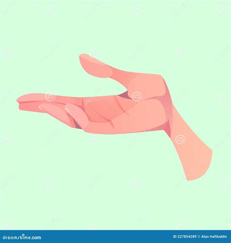 Hand Gesture Women Vector Ilustration Stock Vector Illustration Of