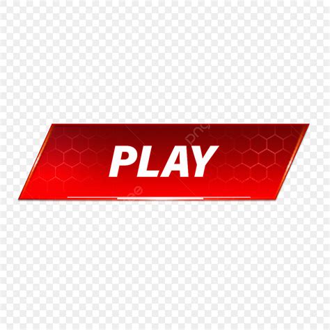 Botão Play Da Interface Gráfica Do Usuário Para Jogos 2d E 3d PNG