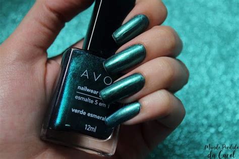 Unhas Da Semana Misturinha Verde Esmeralda Avon E Tweets Impala