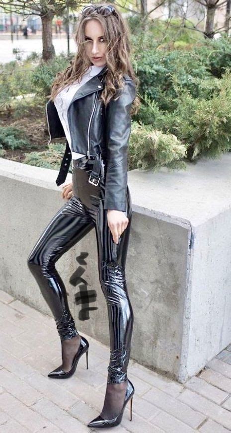 serve and obey me mark shavick shiny leggings vinyl clothing sexy leather outfits