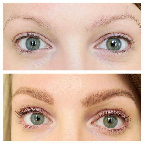 Eyebrow Tinting Before And After Blonde Eyebrowshaper