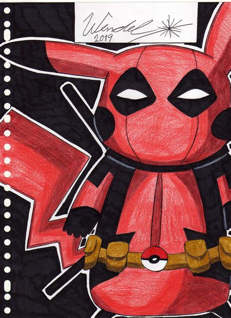 Pikachu As Deadpool By Wendelkrolis On Deviantart