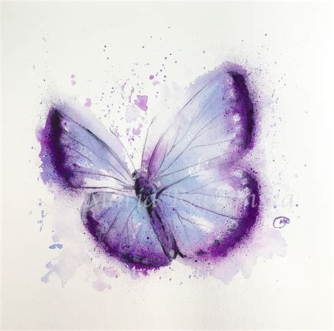Butterflies In Watercolor Butterfly Art Painting Watercolor