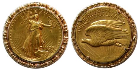 Us Saint Gaudens High Relief Gold 20 Double Eagle Mcmvii1907 Set