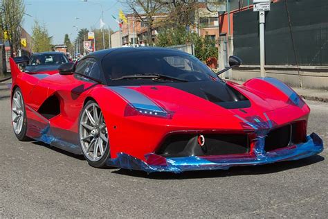 F1 racing unleashed on the road. Ferrari LaFerrari FXX K Snapped on Maranello Streets - GTspirit