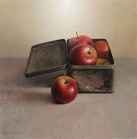 Still Life With Apples Jos Van Riswick Still Life Paintings