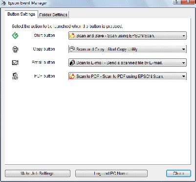 Download epson event manager utility for windows pc from filehorse. Assigning a Program to a Scanner Button