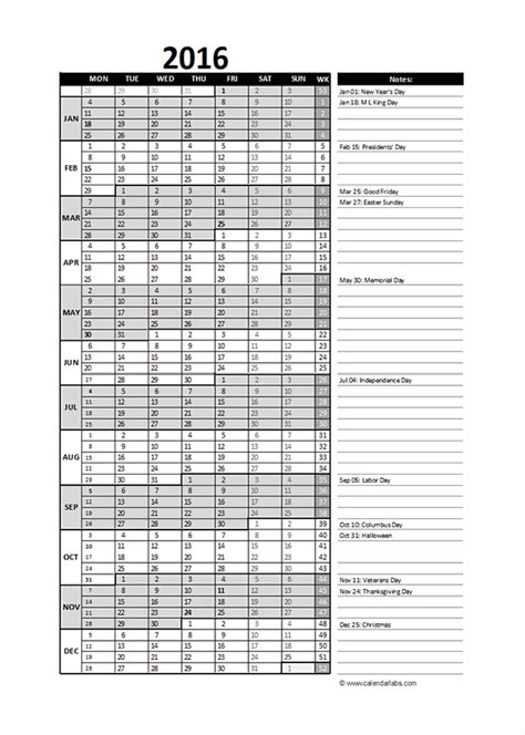 Yearly Schedule Template Excel Printable Schedule Template