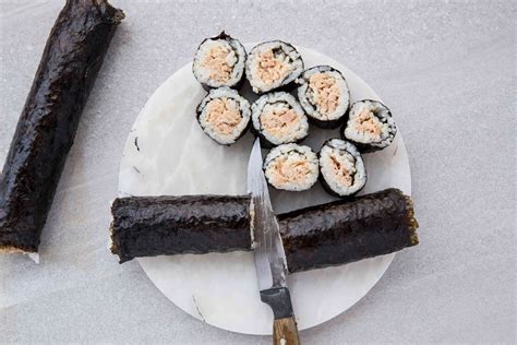 Makizushi Japanese Sushi Roll With Canned Tuna Recipe