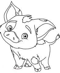 Pua heihei moana coloring pages. Moana Disney Moana Maui Pet Pig Coloring Page - Free ...